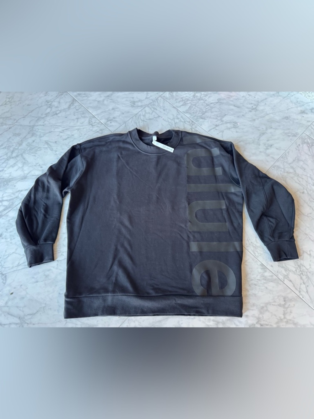 lululemon Black Perfect Oversized Crewneck limited edition Vertical large
NWT